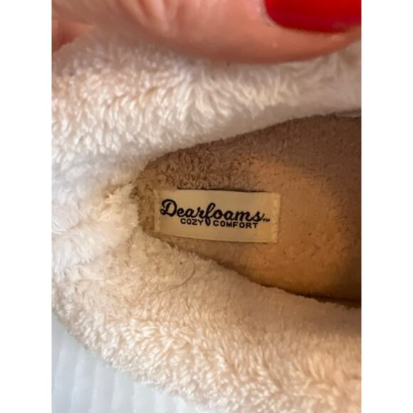 Dearfoams Cozy
Comfort Women Quilted Jersey Clog slippers Ivory Heather Gray - Picture 5 of 8